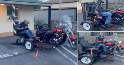 Wheelchair Bound Man Has the Most EPIC Motorcycle Setup