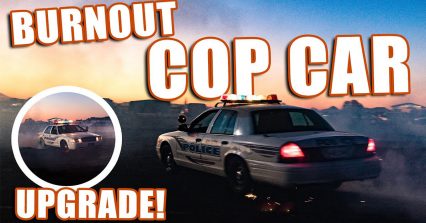 Farmtruck and AZN Upgrade the Nitrous Cop Car Build For Easier Burnouts!