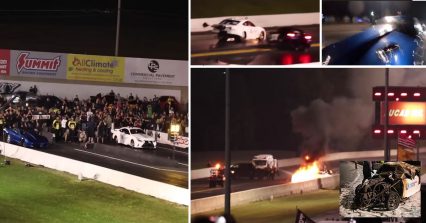 Justin Swanstrom’s Ride Goes up in Flames After Gnarly Wreck at No Prep King Maple Grove