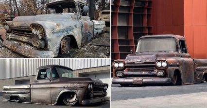 Chevy Pickup From “Camp Fire” Wildfire Resurrected to Incredible Restomod
