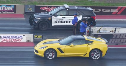 Z06 Corvette vs Police Cruiser – Can the Vette Escape Pursuit?
