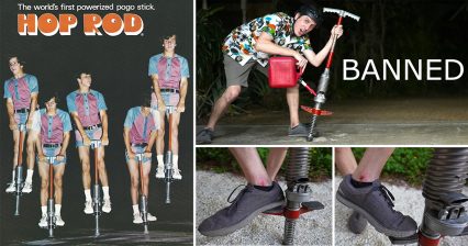 Gas Powered Pogo Stick from 1960’s, Dangerous Toys Banned!