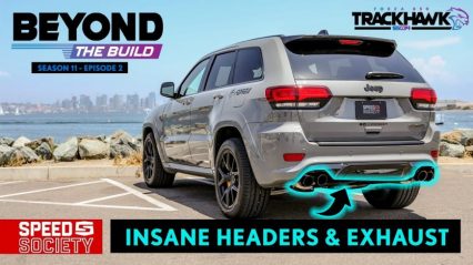 Just Listen to it! 850 hp Trackhawk Gets a SERIOUS Exhaust