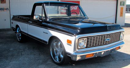 Clean 72 Chevy C/10 383 Street Truck – Sweet Interior and Nice Engine Sound