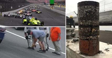 Here’s What 108 Years of Repaving Indianapolis Motor Speedway Looks Like