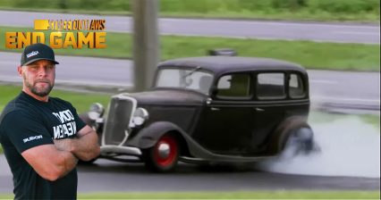 Street Outlaws “Axman” Tests New 1930s Street Racer in the Rain for “End Game