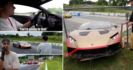 Backwards STO Speed Run Down Abandoned Drag Strip Turns Into Expensive Wreck