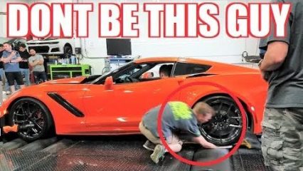 Man Gets Sucked Under the Back Tires – ZR1 Dyno Pull Gone Wrong!