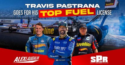 Travis Pastrana Goes for His Top Fuel License With the Help of Alex Laughlin, SPR