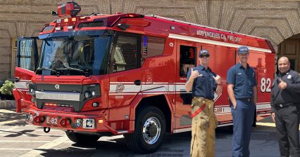 Los Angeles Adds America’s First Electric Fire Truck to the Fleet