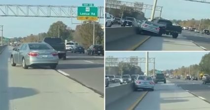 Truck Driver Goes Off the Deep End, Plays Bumper Cars in Highway Road Rage Incident