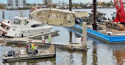 Here’s How They Clean up a Hurricane Battered Marina After the Storm