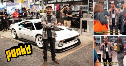 SEMA Pranksters Enforce “Catfish Policy,” Tell Exhibitor He Needs to Remove His Car