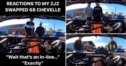 Candid Camera Captures Car Show Reactions to 2JZ Swapped ’68 Chevelle