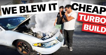 Taking the Cheapest Possible Turbocharged V8 Down the Drag Strip