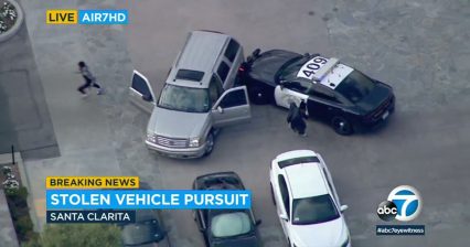 Dangerous Chase Involving 3 Reported Grand Theft Auto Suspects Gets Aggressive in Santa Clarita