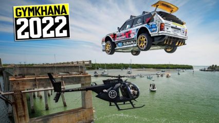 The Latest Gymkhana Just Dropped and Pastrana Goes Harder Than Ever in 862HP Subaru Wagon