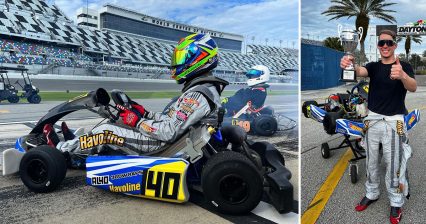 Taking on Daytona International Speedway in Shifter Karts With Alex Laughlin