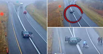 Teen Falls Out of Car’s Backseat and Onto Highway in Iowa
