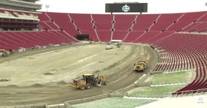 NASCAR is Racing on a Football Field Again, Here’s How They Convert the Grounds