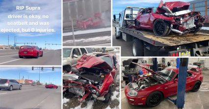 Caught on Camera: $250k Supra Wrecked by Mechanic