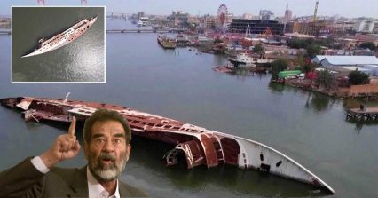 Saddam Hussein’s Yacht is Still Decaying in Waters Off Iraq