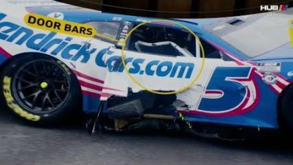 Talladega Crash Absolutely Crushed a NASCAR Roll Cage – A Deeper Look