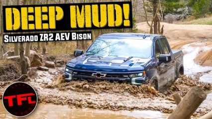 Chevy’s Ram TRX Competitor? – 2023 Silverado ZR2 Bison Takes on DEEP Mud