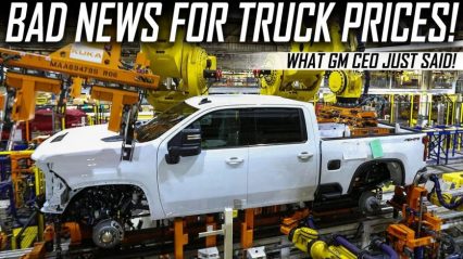 GM’s CEO Drops Bad News For New Truck Prices