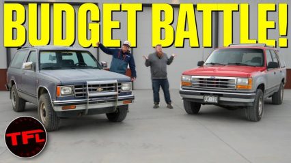Chevy Blazer vs Ford Explorer: Which Budget 4X4 Is The Best Affordable Classic?