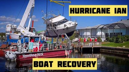 This is How Yachts Are Recovered From the Land After a Hurricane