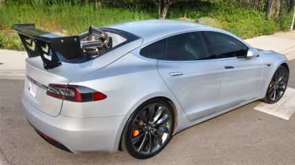 Diesel Swapped Tesla Hybrid is Enough to Make EV Fans Scream