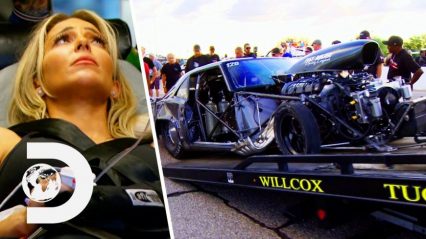 Lizzy Musi Loses Control Resulting In A Terrifying Near-Fatal Crash!