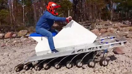 18-Wheel ATV Can Drive on Almost Any Terrain Including Water