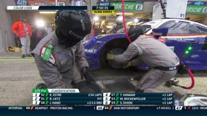 30 Second Brake Change – 24 Hours of Le Mans Porsche 911 Crew Works Fast!