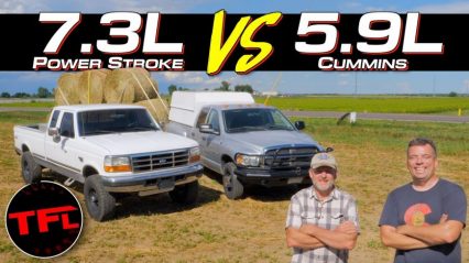 Ranch Battle! Can a 26-Year-Old Ford F-250 7.3L Power Stroke Outwork the Legendary 5.9L Cummins?