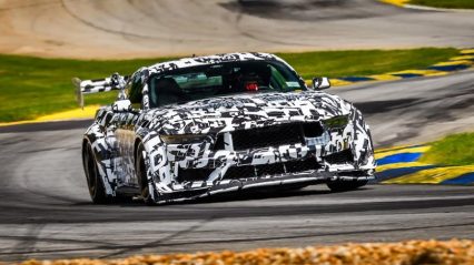 Watch the NEW $300k Mustang GTD Supercar Scream Around the Track