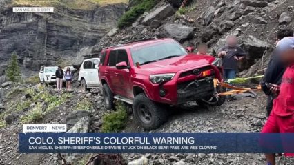 Colorado Sheriff’s Office Warns “Ass Clowns” to Avoid Deadly Off-Road Wheeling Spot