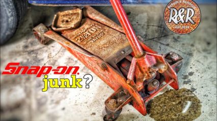Leaky Rusted Vintage Snap-On Floor Jack Restoration is Oddly Therapeutic