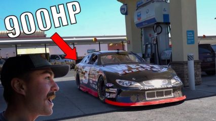 900hp Dale NASCAR goes for a beer run on the STREETS! (8500RPM)
