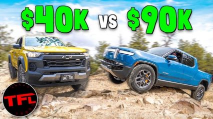 Compared Off-Road – $90k Rivian R1T EV vs $40k Chevy Colorado Trail Boss!