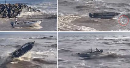 Moving Boat Dumps Fisherman, He Recovers After Miracle