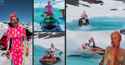 Girl Takes A Jet Ski To A Mountaintop Because Why Not?