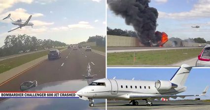 Video Shows Private Jet Crashing on Highway
