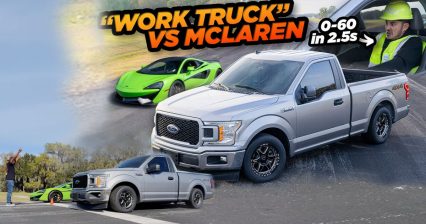 Work Truck Makes Easy Work Of The McLaren!