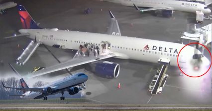 Fire Panic: Passengers Flee Fiery Delta Jet