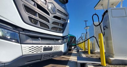 The Nation’s First Solar-Powered Electric Truck Charging Depot Opens