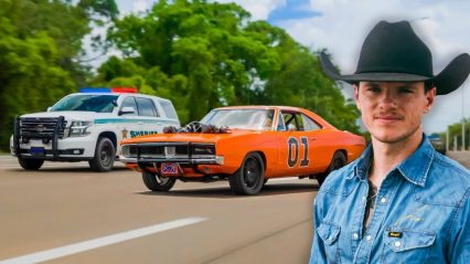 WD Provokes Police With His 1300HP General Lee Charger