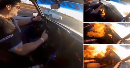 Insane Fiery Chevette Turbo Incident at Full Throttle