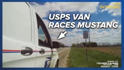 Postal Worker Caught Racing Mustang in USPS Van, Hits 105 mph in 60 mph Zone